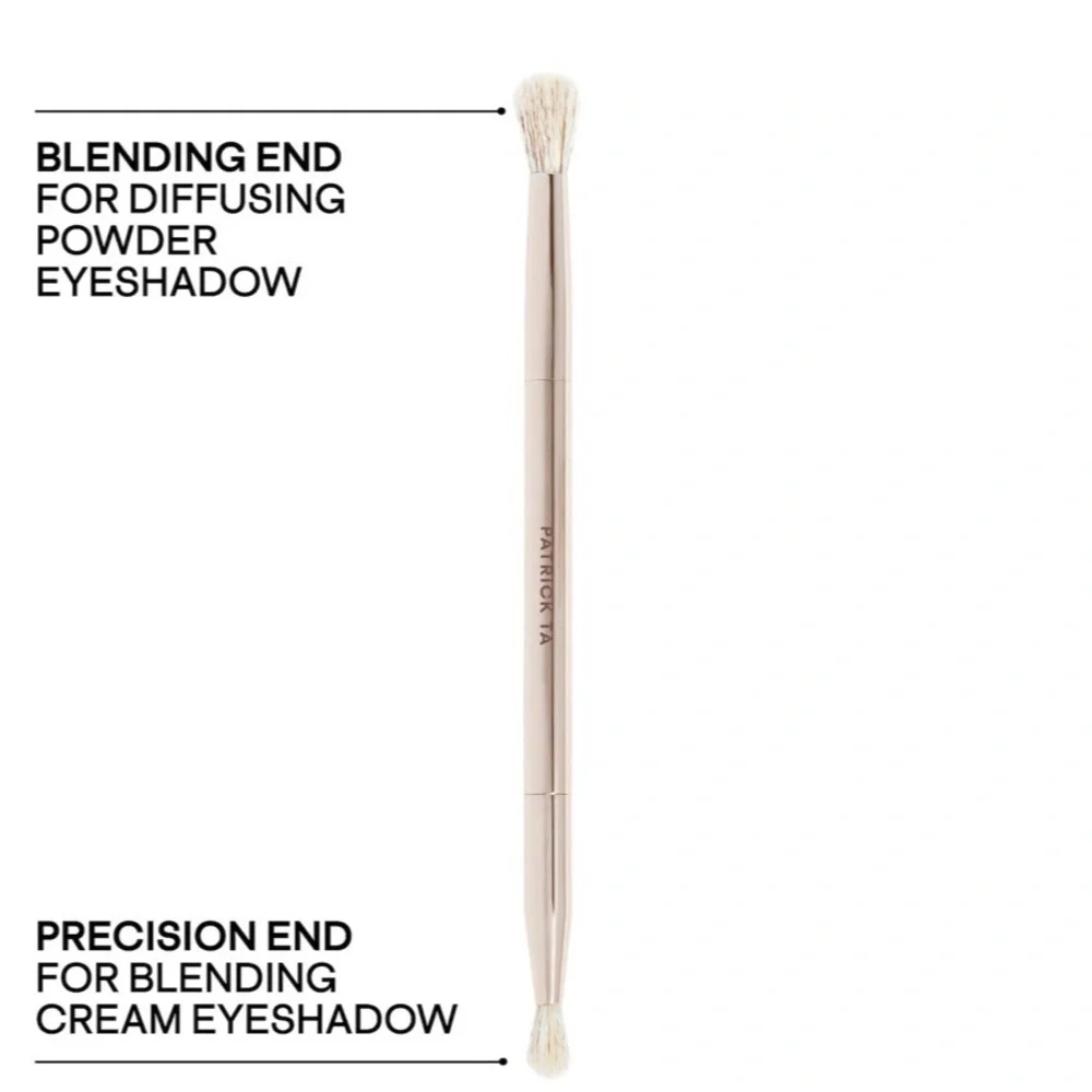 Patrick Ta BUNDLE Major Dimensions Eyeshadow Palette in Light & Eyeshadow Brush